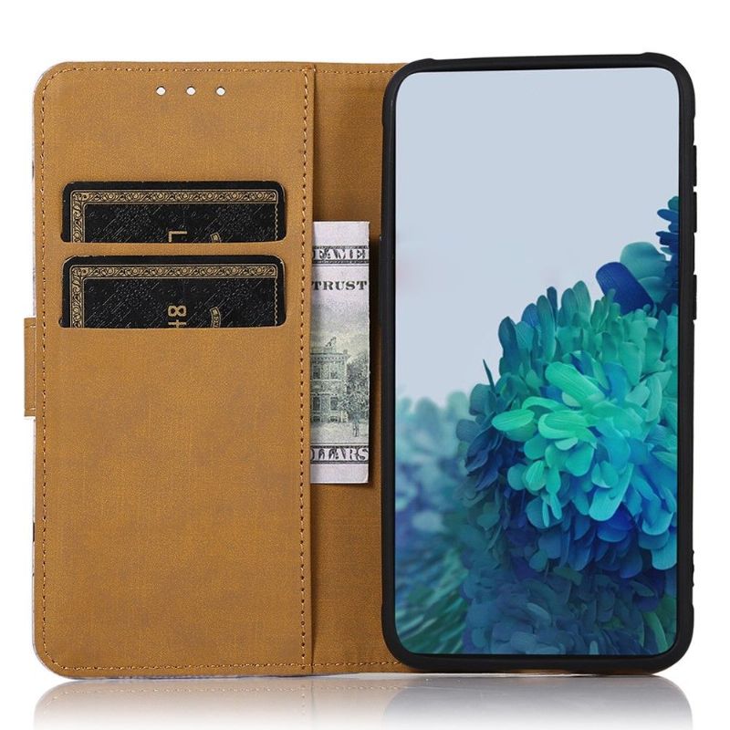 Læder Cover Samsung Galaxy A03 Core Blomstertræ