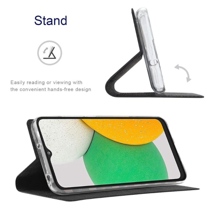 Læder Cover Samsung Galaxy A03 Core Bøjlestøttefunktion