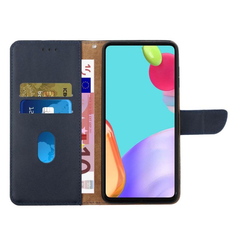 Læder Cover Samsung Galaxy A03 Core Original Glat Berøringslæder