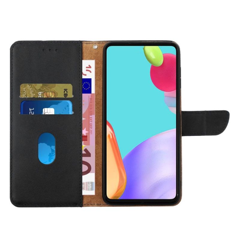 Læder Cover Samsung Galaxy A03 Core Original Glat Berøringslæder