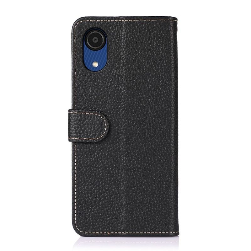 Læder Cover Samsung Galaxy A03 Core Original Khazneh Kornet Læder