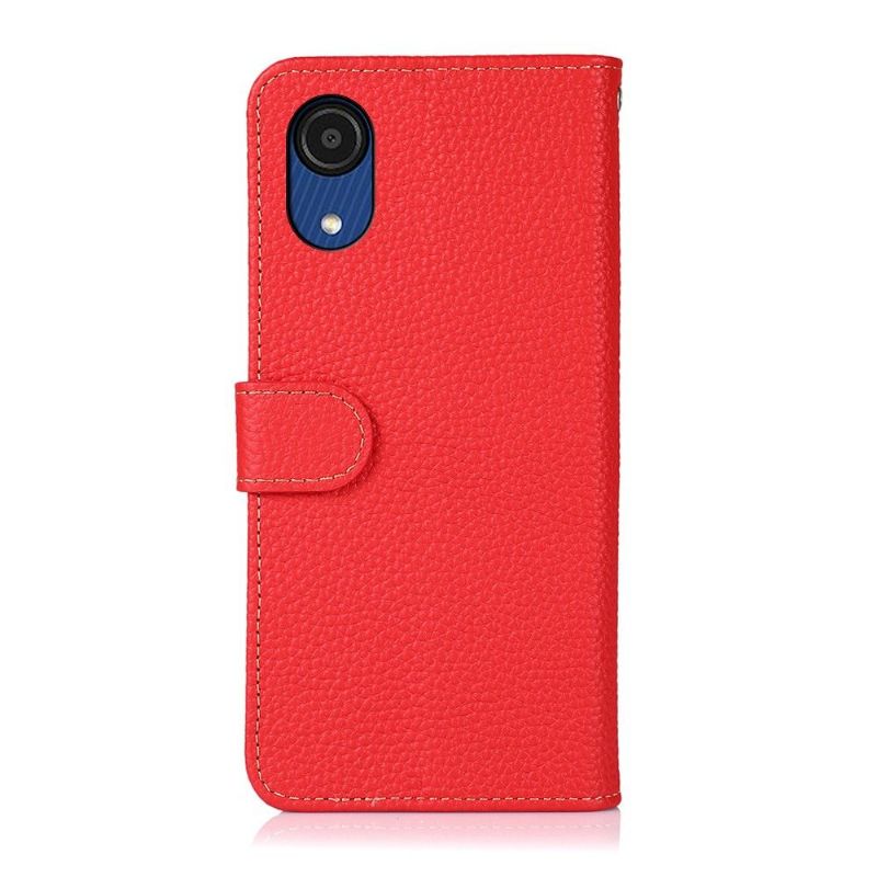 Læder Cover Samsung Galaxy A03 Core Original Khazneh Kornet Læder