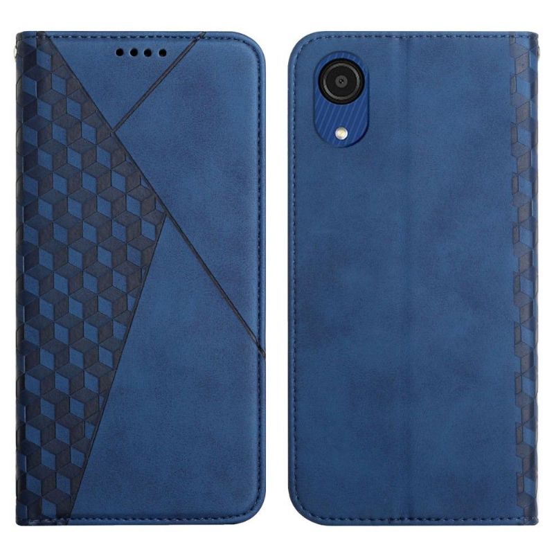 Læder Cover Samsung Galaxy A03 Core Original Terninggeometri