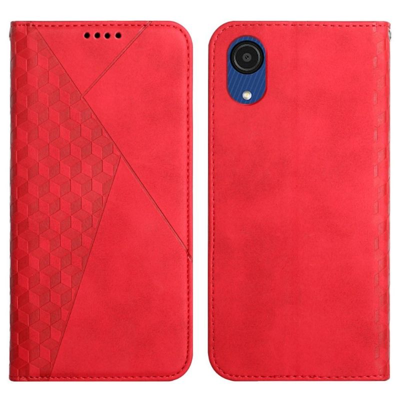 Læder Cover Samsung Galaxy A03 Core Original Terninggeometri