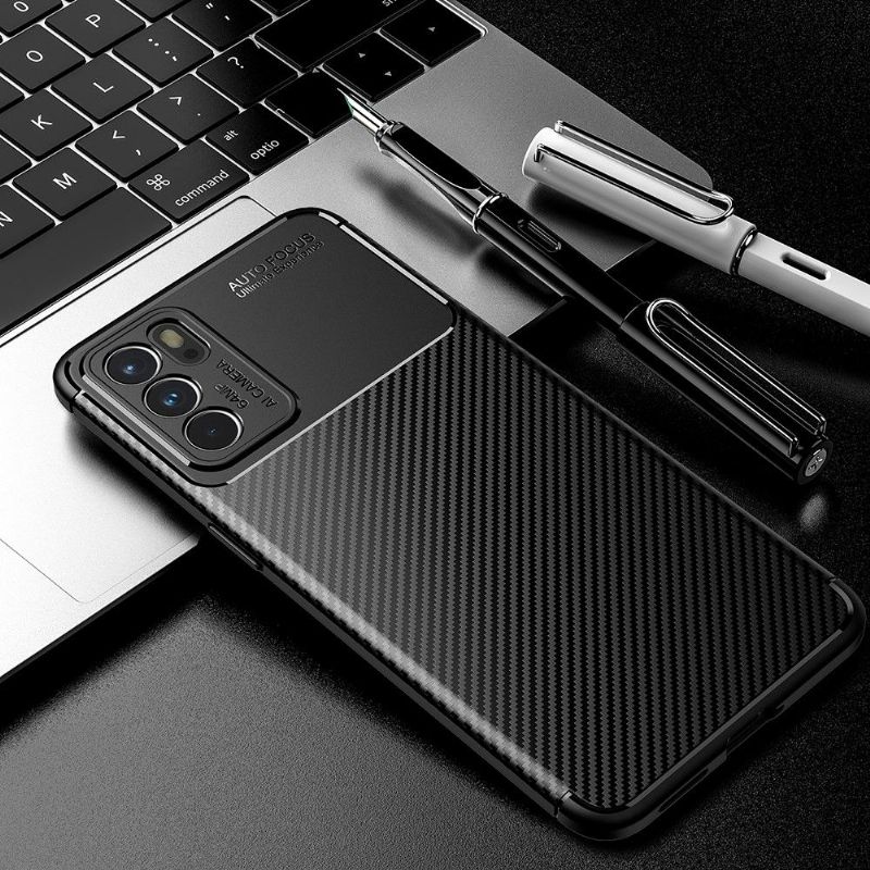 Cover Oppo Reno 6 5G Carbon Fiber Style