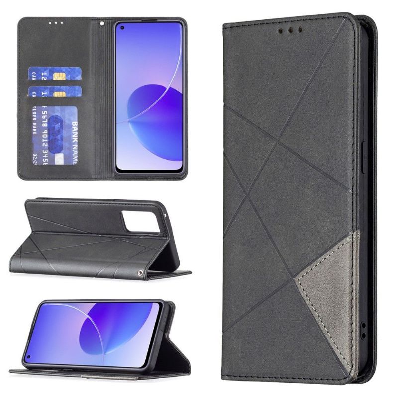 Flip Cover Oppo Reno 6 5G Anti-fald Célinia Style Læder Kortholder