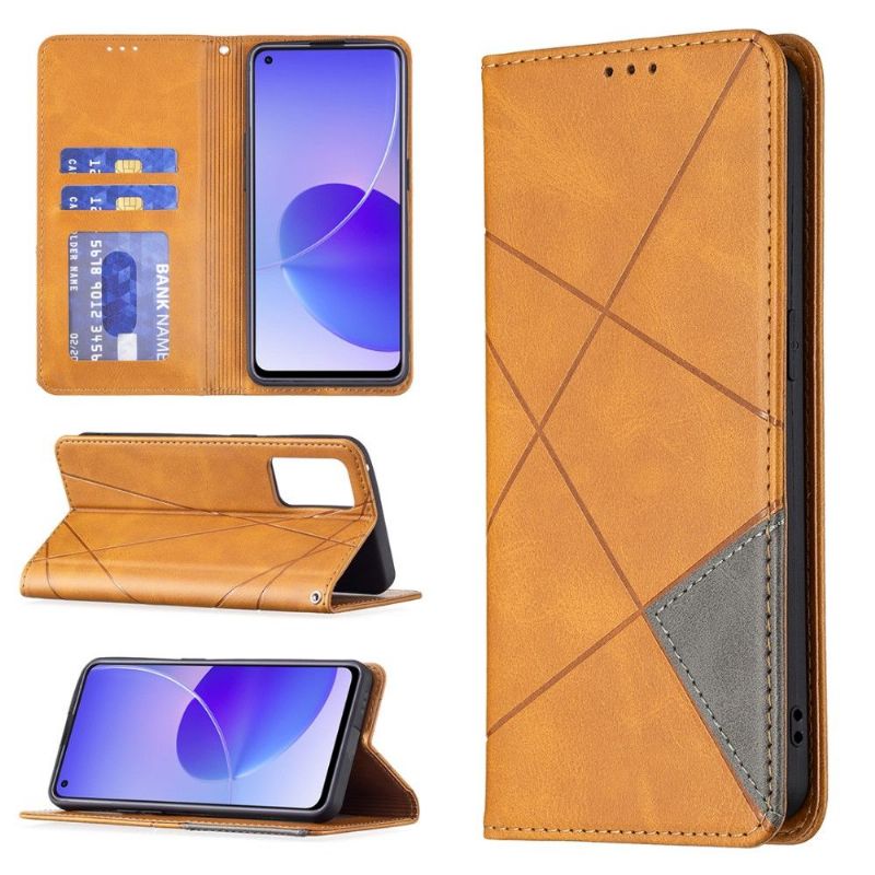 Flip Cover Oppo Reno 6 5G Anti-fald Célinia Style Læder Kortholder