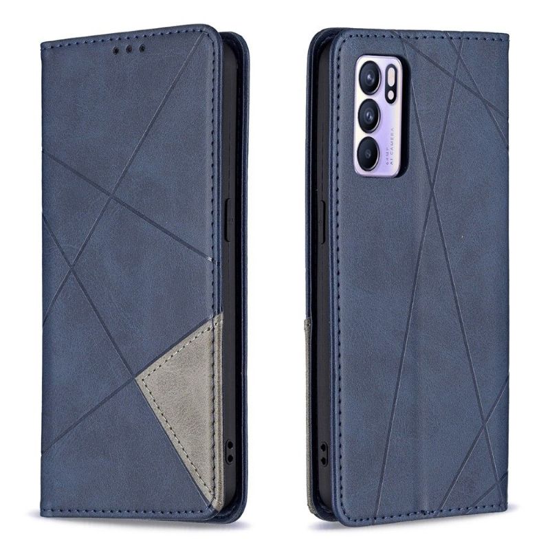 Flip Cover Oppo Reno 6 5G Anti-fald Célinia Style Læder Kortholder