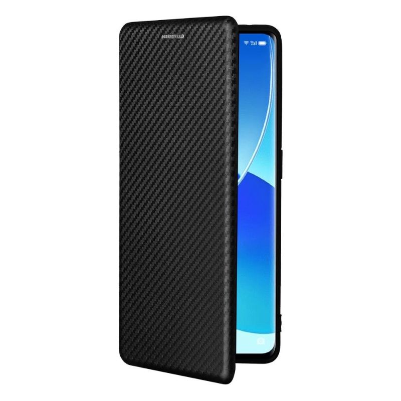 Flip Cover Oppo Reno 6 5G Carbon Fiber Læder