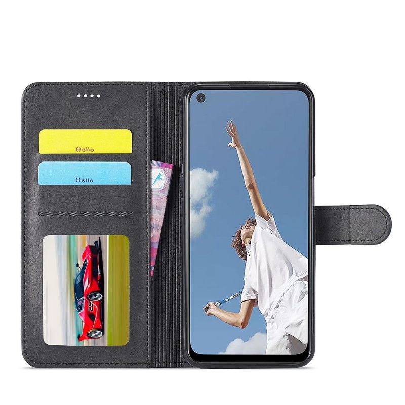 Flip Cover Oppo Reno 6 5G Hemming Lædereffekt Lc.imeeke