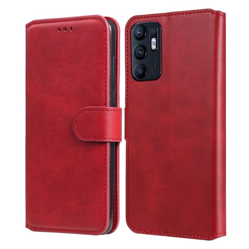 Flip Cover Oppo Reno 6 5G Louise Lædereffekt