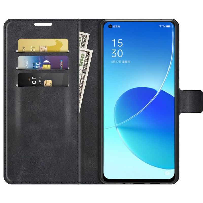 Flip Cover Oppo Reno 6 5G Punge Etui Læderstil