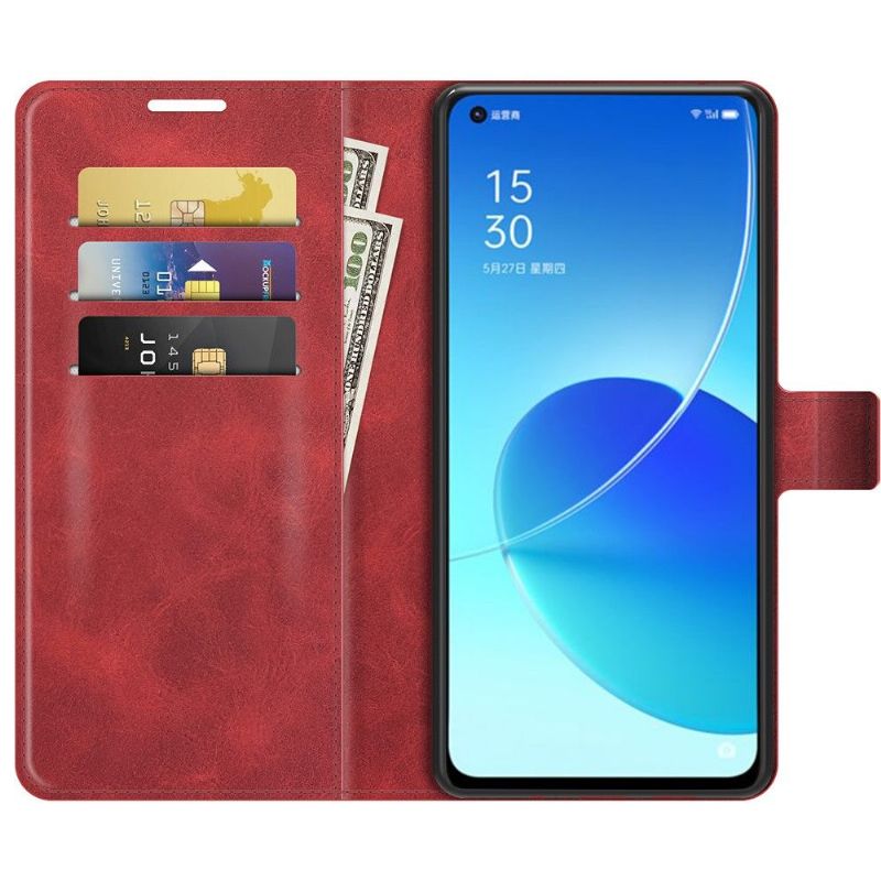 Flip Cover Oppo Reno 6 5G Punge Etui Læderstil