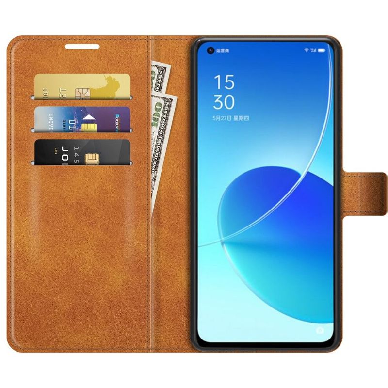 Flip Cover Oppo Reno 6 5G Punge Etui Læderstil