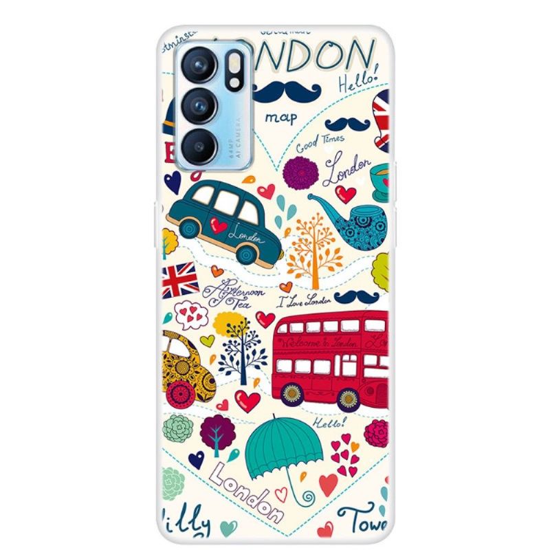 Mobilcover Oppo Reno 6 5G Original Illustration London