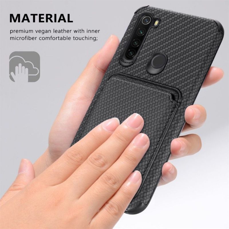 Cover Xiaomi Redmi Note 8T Anti-fald Beskyttelsessæt Magnetisk Kortholder