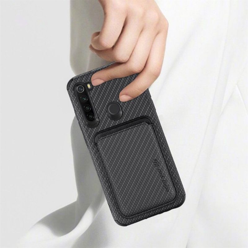 Cover Xiaomi Redmi Note 8T Anti-fald Beskyttelsessæt Magnetisk Kortholder