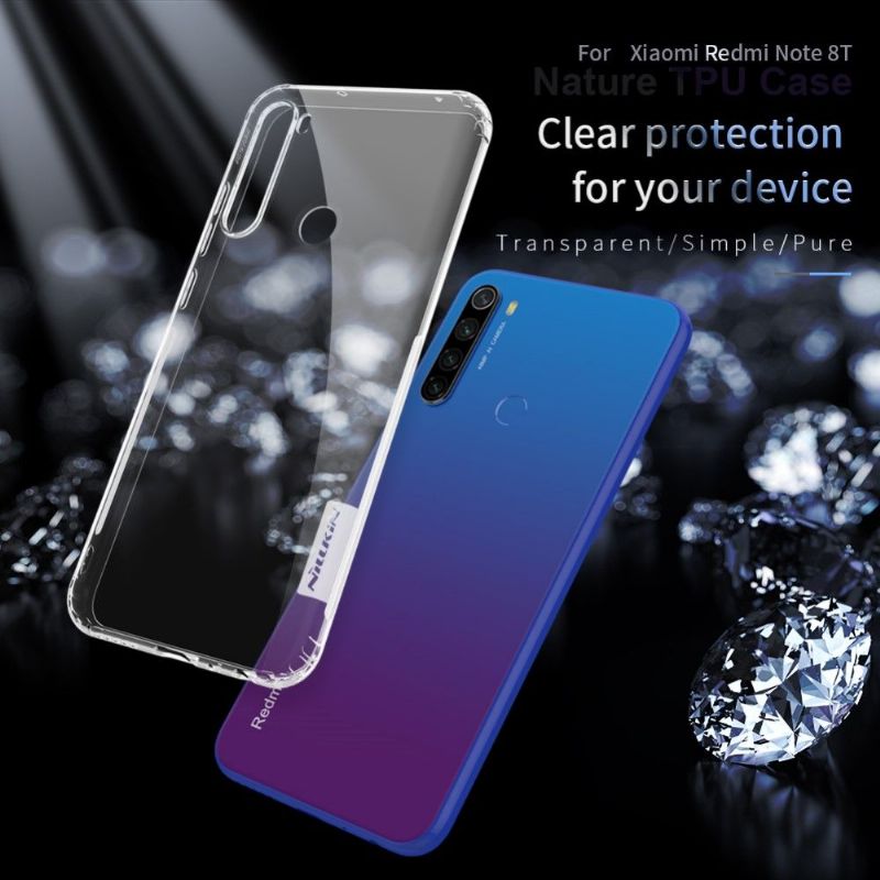 Cover Xiaomi Redmi Note 8T Transparent Gel Nature