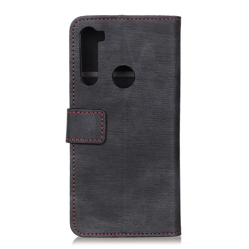 Flip Cover Xiaomi Redmi Note 8T Stofbetræk Med Sømme