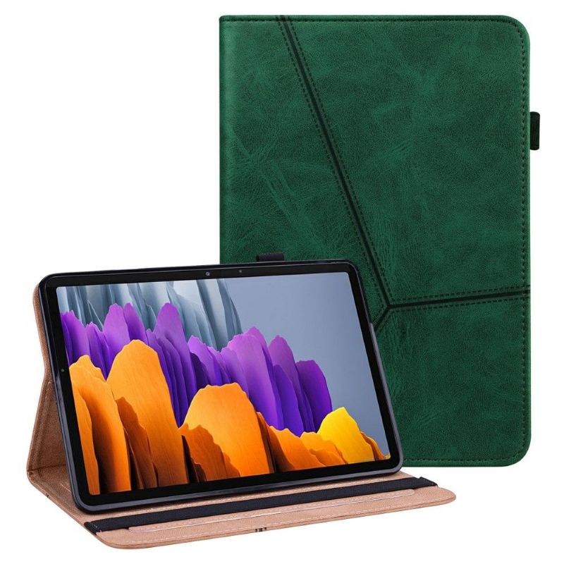 Læder Cover Samsung Galaxy Tab S7 Original Lædereffektlinjer