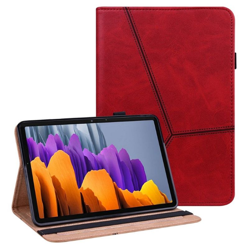 Læder Cover Samsung Galaxy Tab S7 Original Lædereffektlinjer