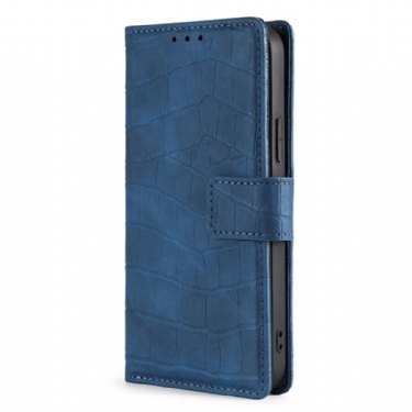 Flip Cover Realme GT2 Pro Krokodillehudseffekt