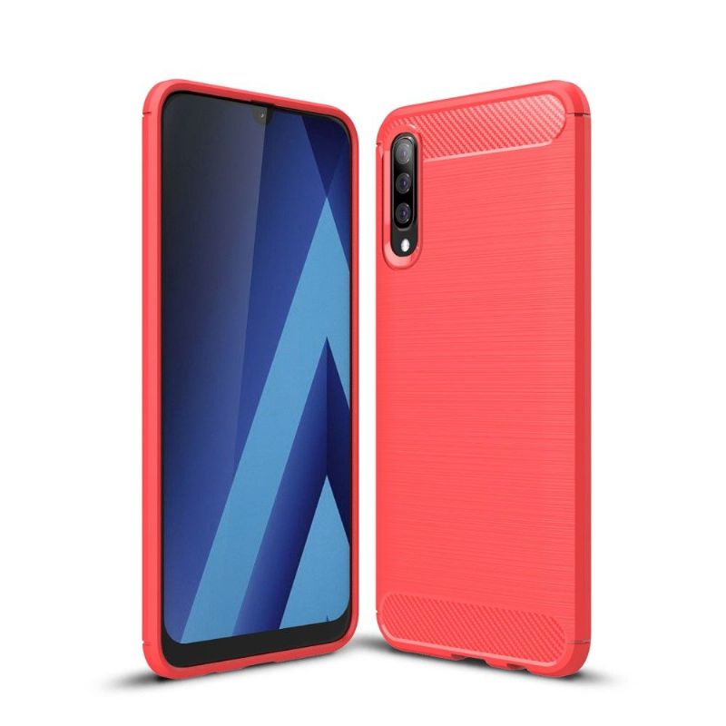 Cover Samsung Galaxy A50 Hemming Carbon Børstet Gel