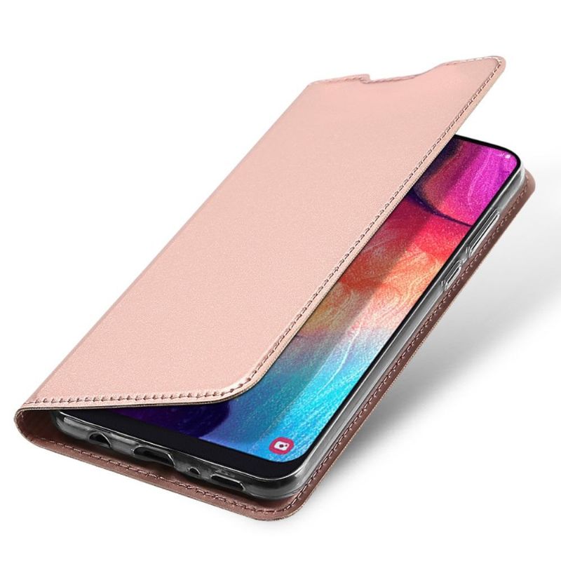 Etui Samsung Galaxy A50 Hemming Business Imiteret Læder