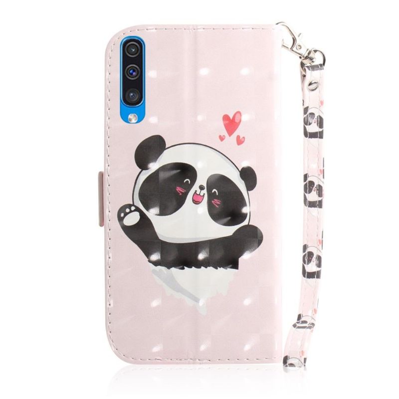 Etui Samsung Galaxy A50 Med Snor Sød Panda