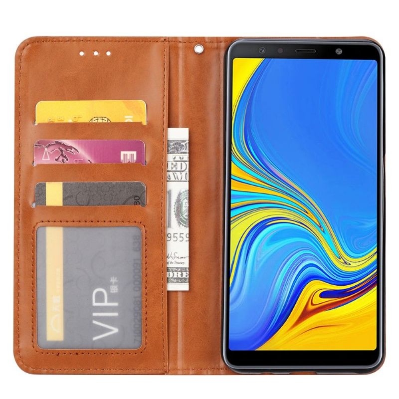 Flip Cover Samsung Galaxy A50 Hemming Stand Case Læder Kortholder