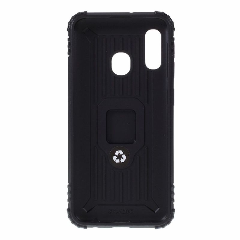 Cover Samsung Galaxy A20e Carbonlook Med Støttering