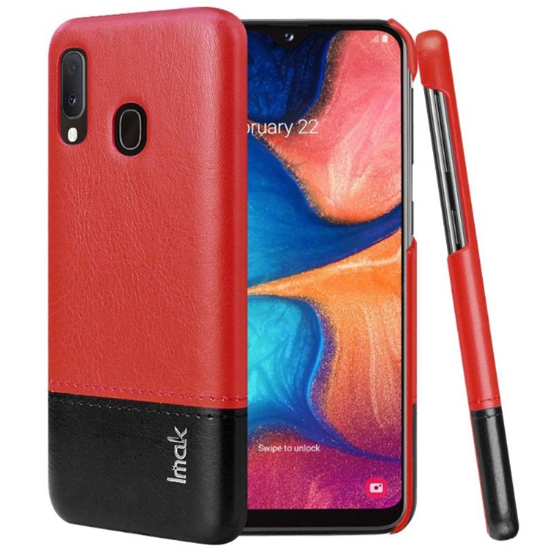 Cover Samsung Galaxy A20e Imak Bicolor Imiteret Læder