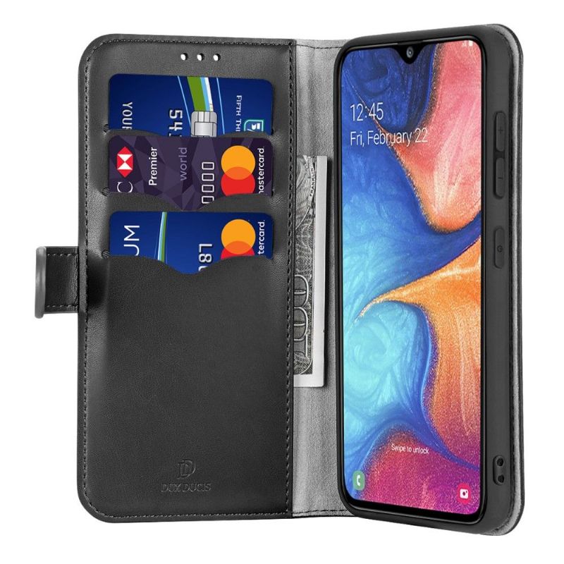 Flip Cover Samsung Galaxy A20e Kado Lædereffektserie