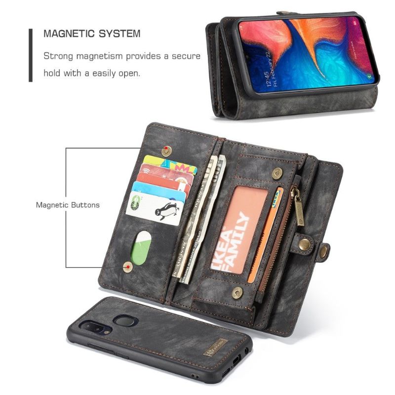Mobilcover Case Samsung Galaxy A20e 2 i 1 Magnetisk