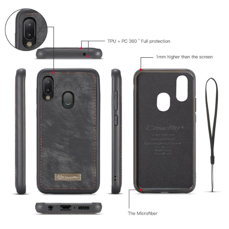 Mobilcover Case Samsung Galaxy A20e 2 i 1 Magnetisk