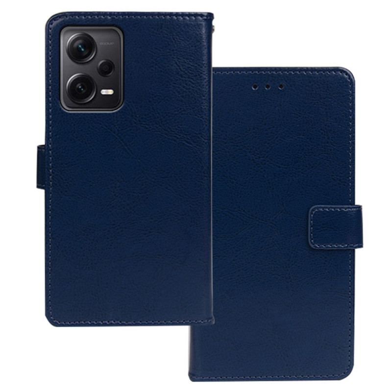 Flip Cover Xiaomi Redmi Note 12 Pro Plus Imiteret Læder Idewei