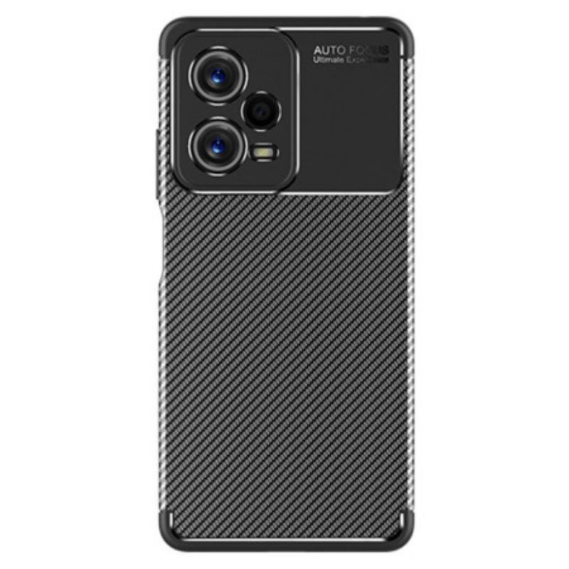 Cover Poco X5 Pro 5G Fleksibel Kulfibertekstur