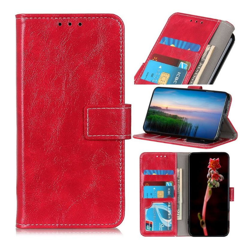 Case Xiaomi Mi Note 10 Lite Original Luksuriøs Lædereffektsøm