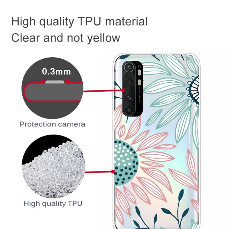 Cover Xiaomi Mi Note 10 Lite Daisy Blomster