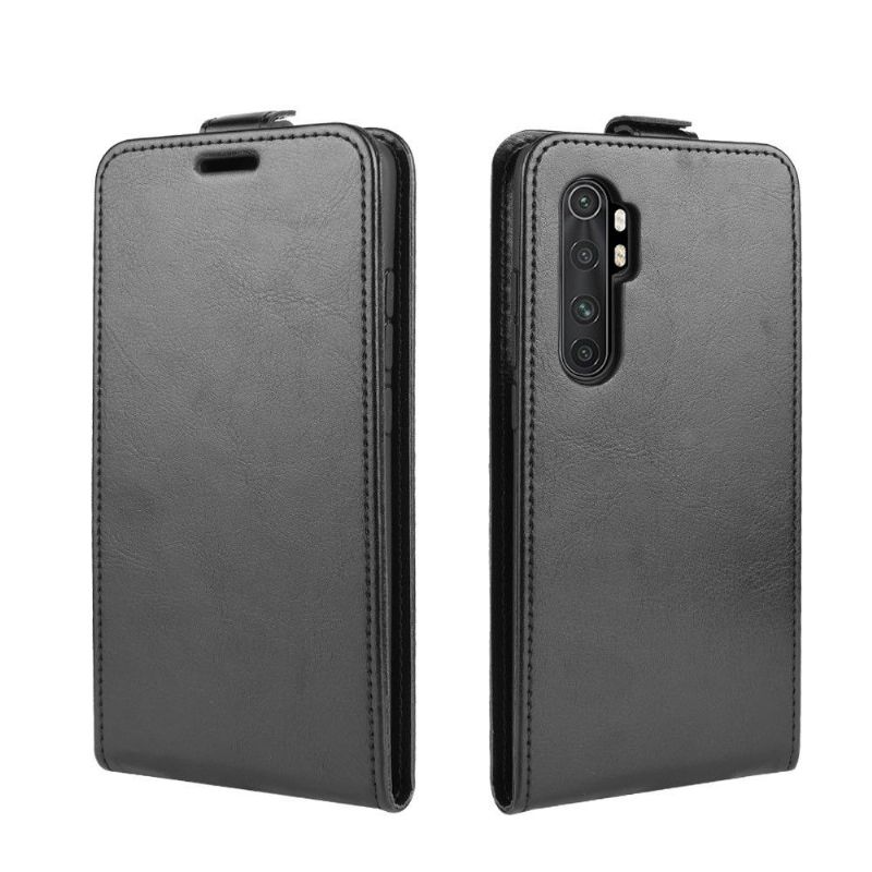 Etui Xiaomi Mi Note 10 Lite Hemming Flip Cover Lodret Kunstlæder