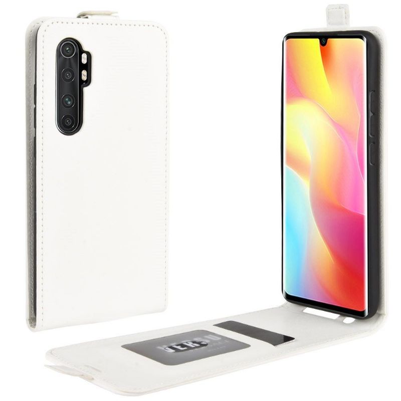 Etui Xiaomi Mi Note 10 Lite Hemming Flip Cover Lodret Kunstlæder