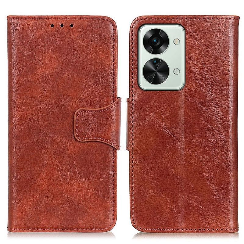 Case OnePlus Nord 2T 5G Edouard Classic Imiteret Læder