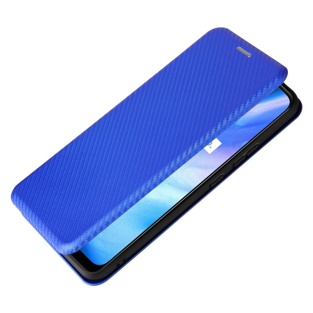 Flip Cover Realme C21 Carbon Fiber Læder