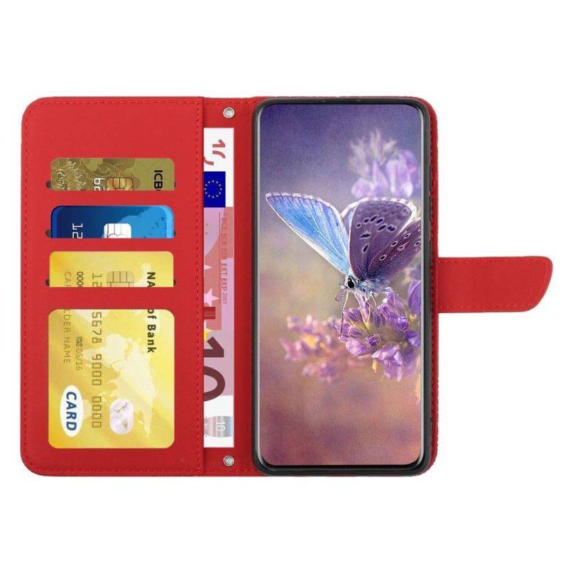 Flip Cover OnePlus Nord CE 2 Lite 5G Illustration Af Sommerfugl Og Blomster