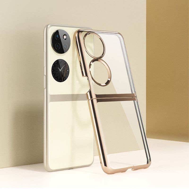 Cover Huawei P50 Pocket Gennemsigtig Farvet