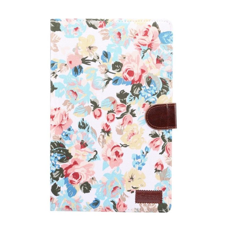 Flip Cover Samsung Galaxy Tab S6 Lite Blomsterstof