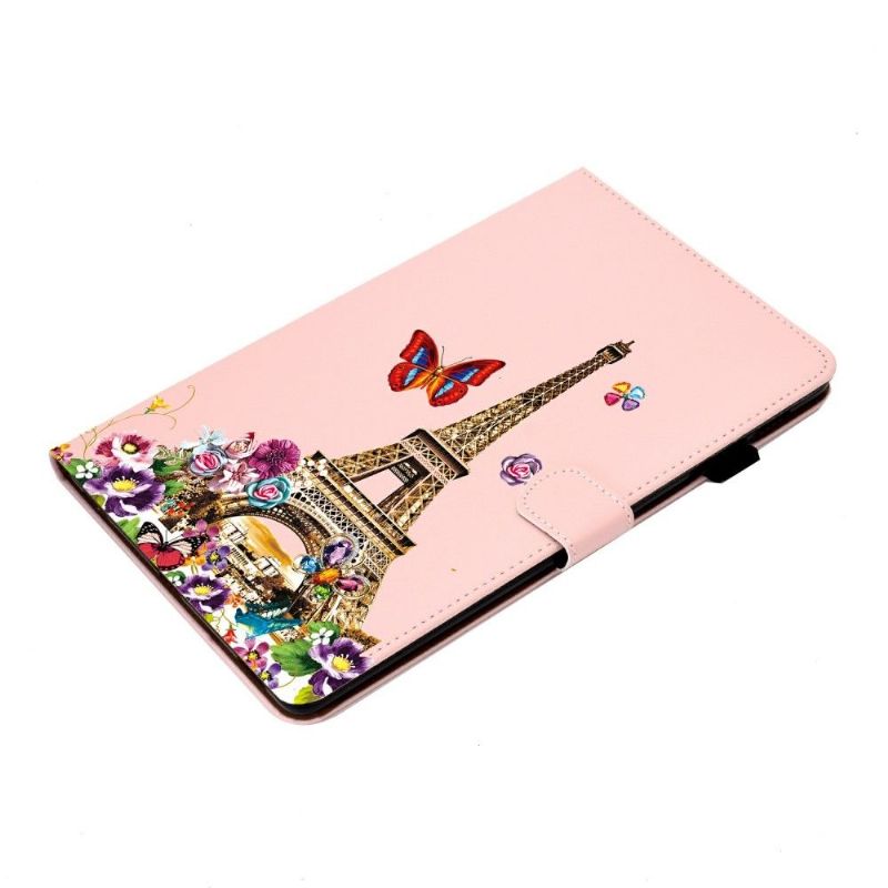 Flip Cover Samsung Galaxy Tab S6 Lite Eiffeltårnets Spring