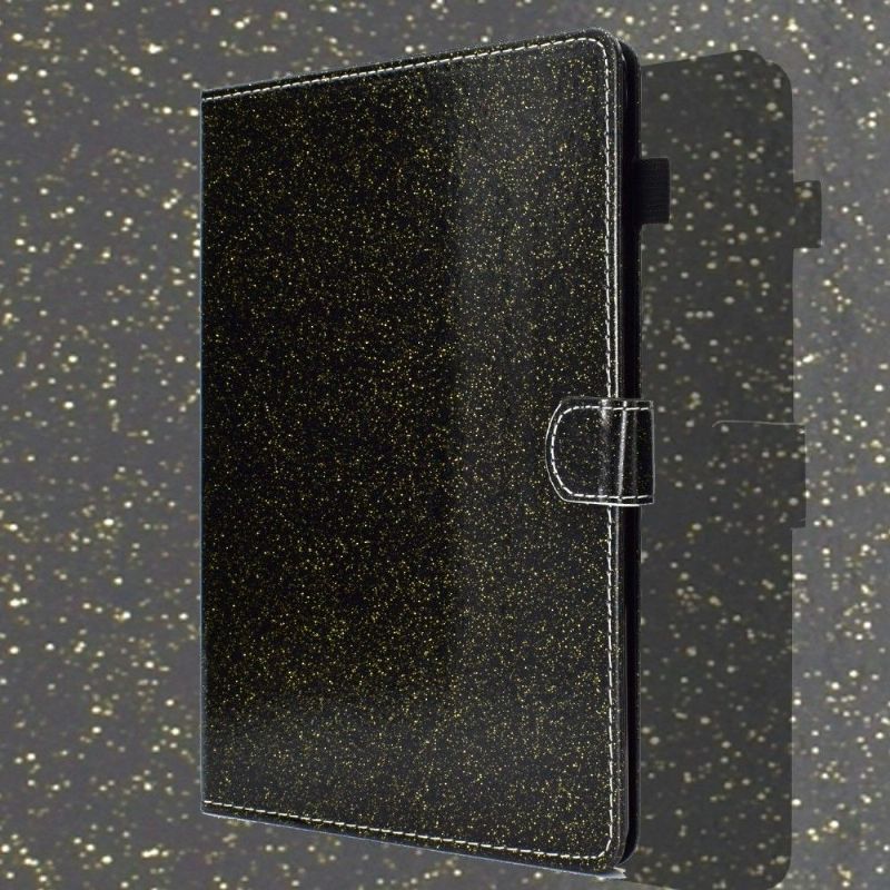 Flip Cover Samsung Galaxy Tab S6 Lite Pailletter - Sort