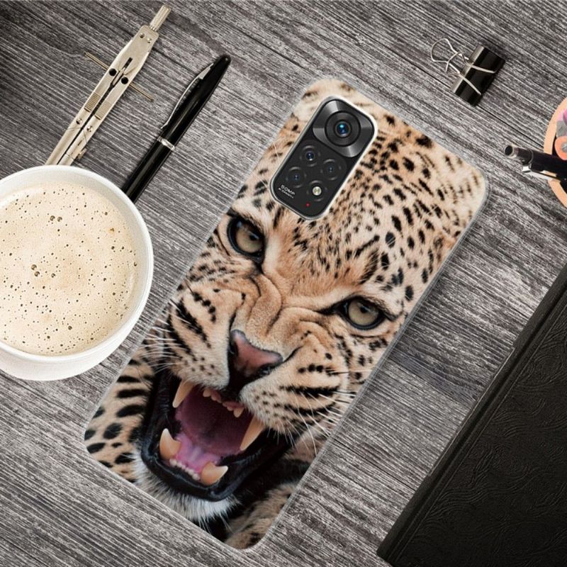 Cover Xiaomi Redmi Note 11 / Note 11S Brølende Leopard