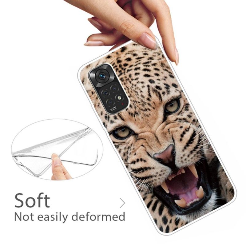 Cover Xiaomi Redmi Note 11 / Note 11S Brølende Leopard